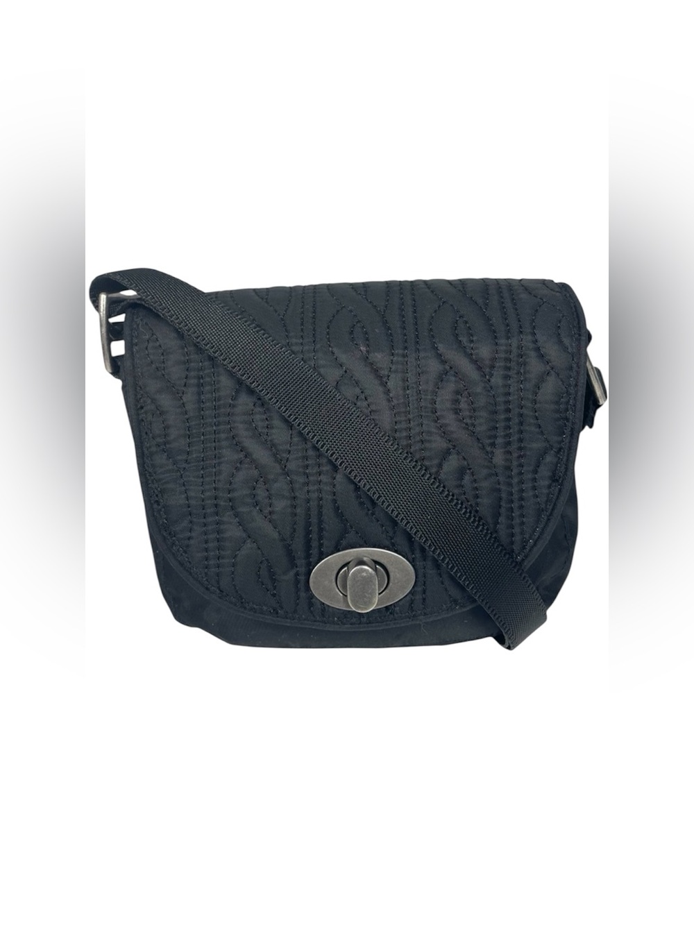 Black Quilted Delight Mini Crossbody Bag Purse Handbag Small Black Satin Bagg